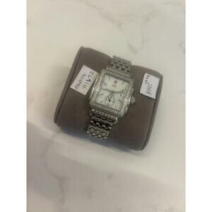 Michele Deco Stainless Steel Watch